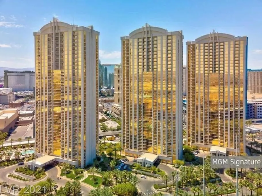 The Signature At Mgm Condo! Stunning Strip Views & No Resort Fees! Las Vegas 0*,